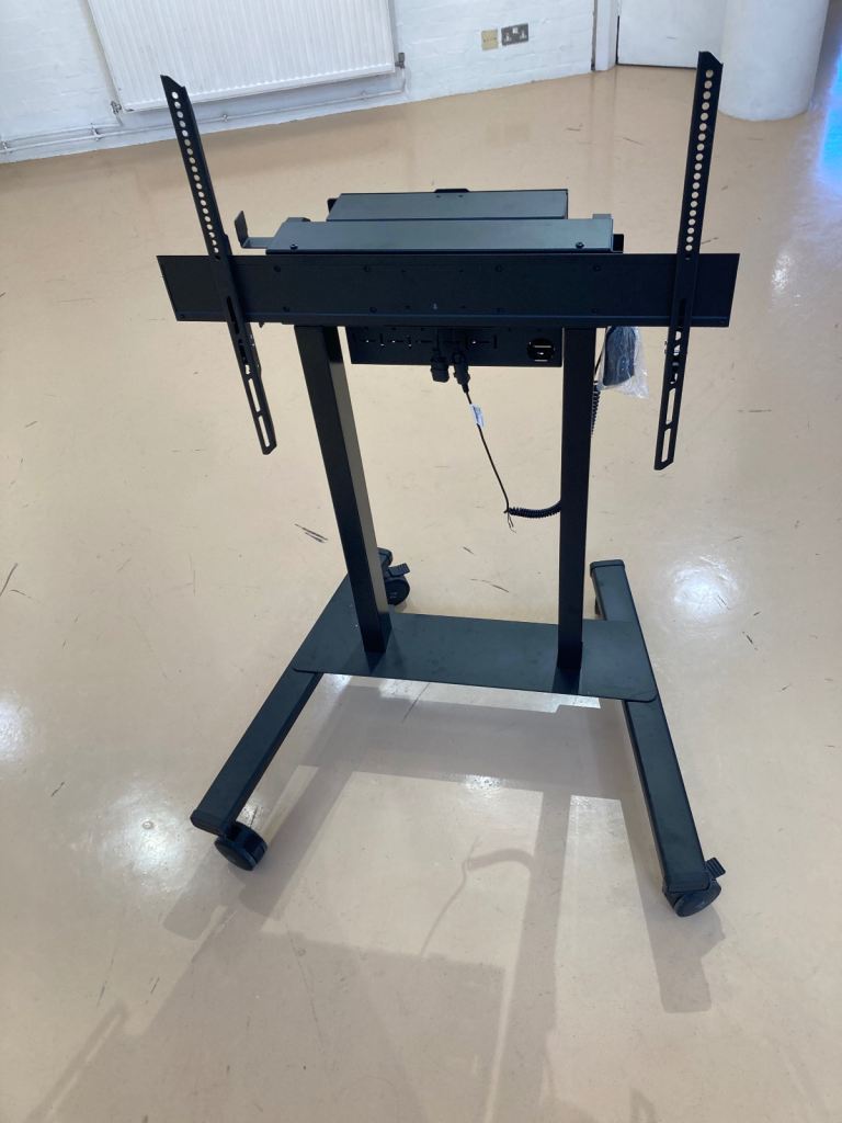 Neomounts FL55-975BL1 Extra Large TV trolley 75-115" - motorised RRP £800