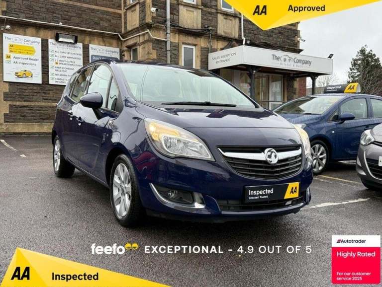 2017 Vauxhall Meriva 1.4i Life Euro 6 5dr MPV Petrol Manual