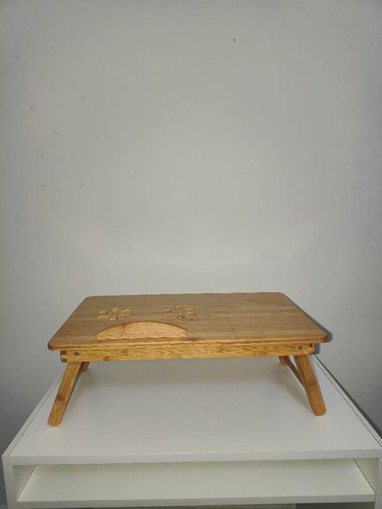 Bamboo Foldable Laptop Bed Tray Table – Good Condition