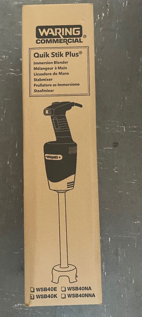 Waring Commercial Quik Stik Plus Immersion Blender - New in Box