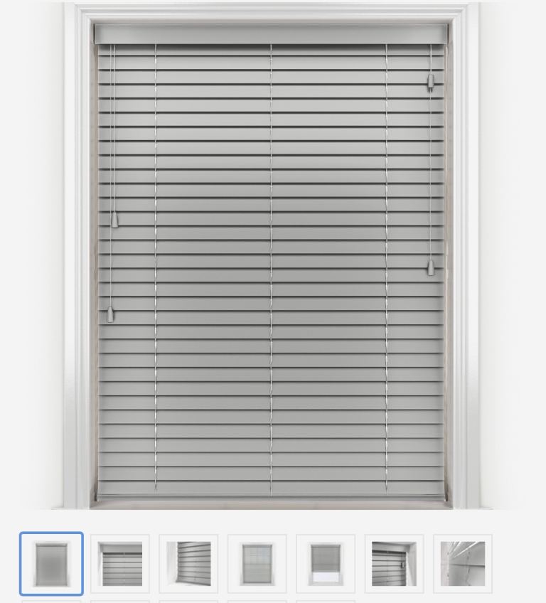Blinds Direct Rhino grey Venetian Blinds – New in Box