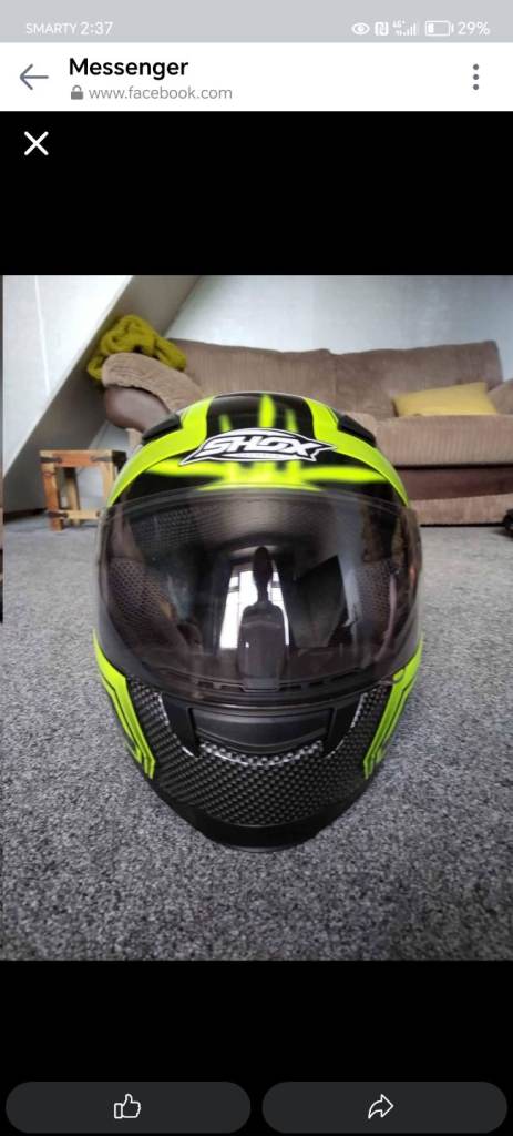 Motorbike helmets