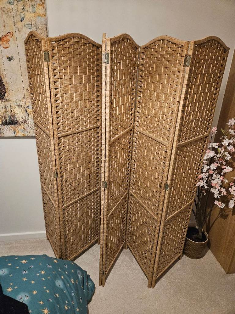 Bamboo Foldable Panel Divider