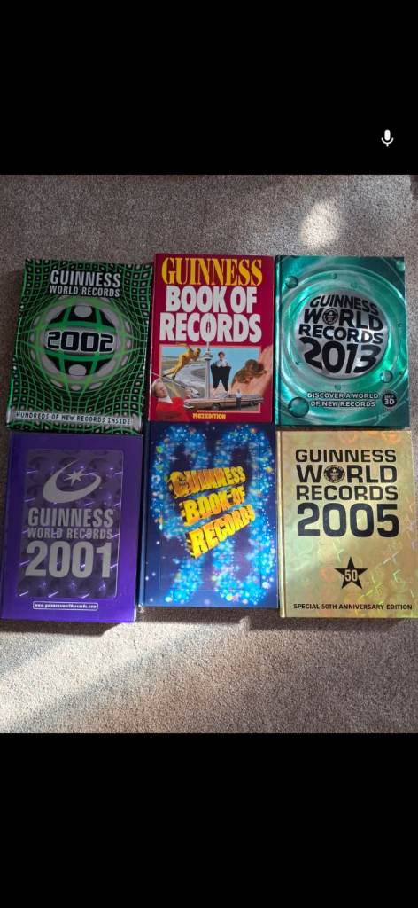 Guinness world record books 