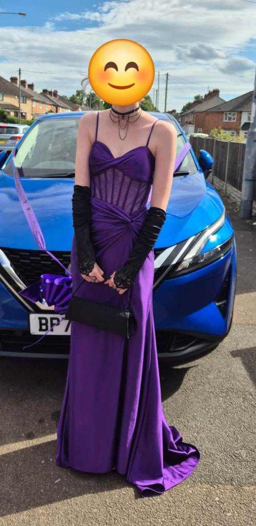 Prom Dress, shoes and bag