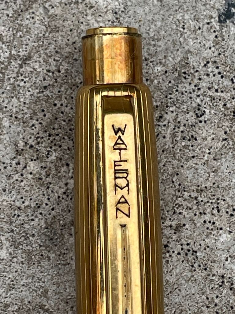 Waterman pen and inaugural flight cross pen 