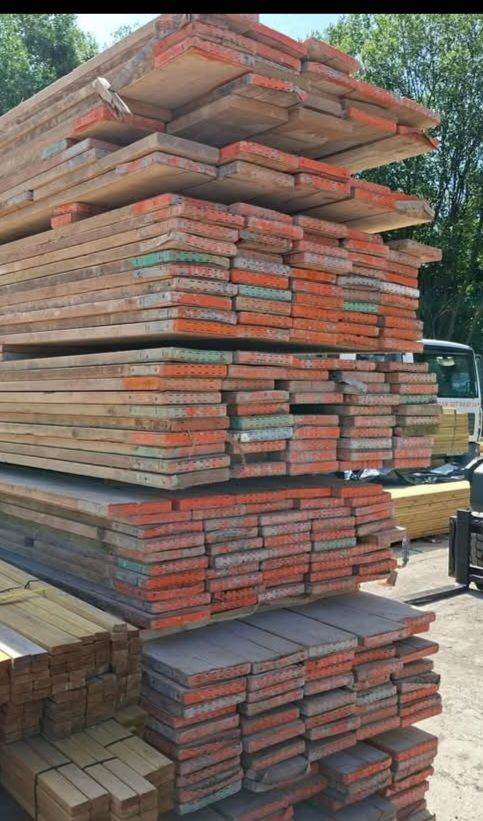 3.9m RECLAIMBED TIMBER SCAFF BOARDS 