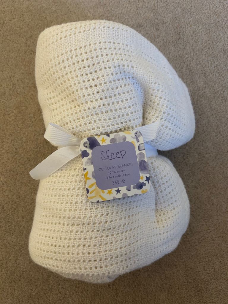 BRAND NEW/UNUSED - Tesco cellular blanket