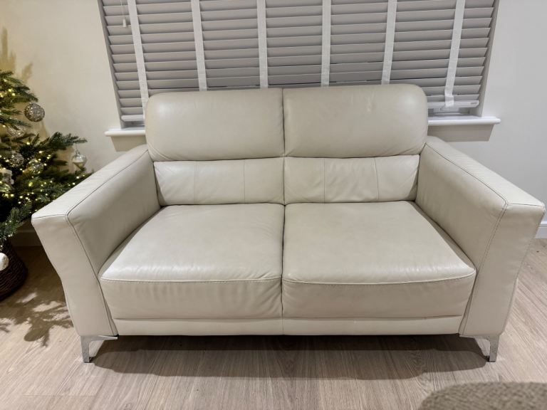 Two Natuzzi Two Seater Leather Sofas