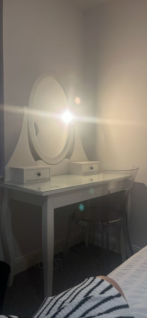 Makeup table and chair 