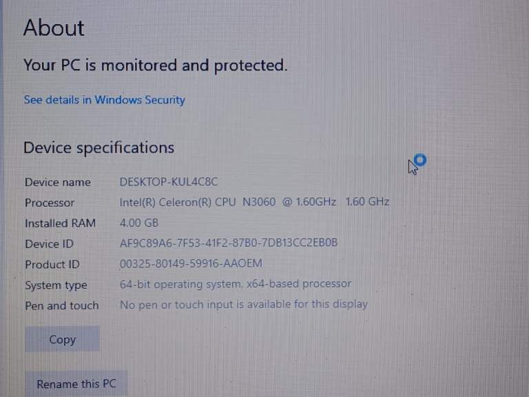 image for Dell Inspiron 15.6" (500GB SSD, 4GB RAM, Intel Celeron Laptop