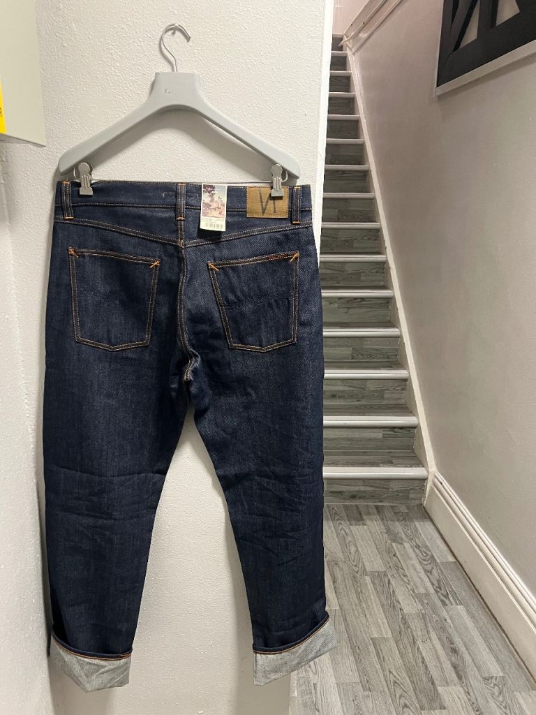 Nudie Jeans Co Red Rufus Dry Dusk Salvage – New with Tags