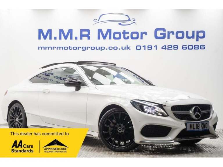 2018 Mercedes-Benz C Class 2.1 C250d AMG Line (Premium) G-Tronic+ Euro 6 (s/s) 2dr Coupe Diesel A...