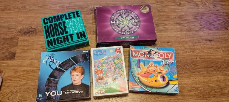 Games bundle 3 beans new, 2 used collect stonehaven 