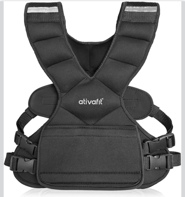 ATIVAFIT Adjustable Weighted Vest 4.5kg-7.5kg for Women Men