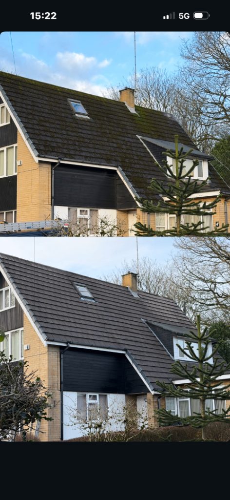 exterior cleaning,Professional Roof, Gutter & Driveway Cleaning