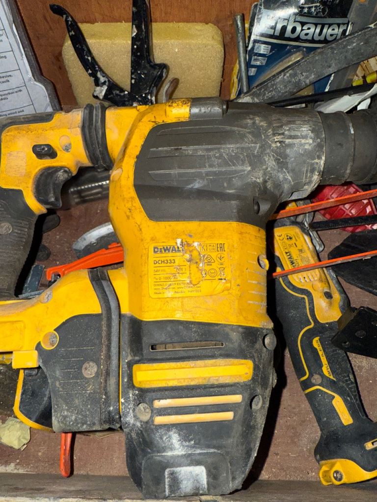 Dewalt 54v flex kango sds drill dch333