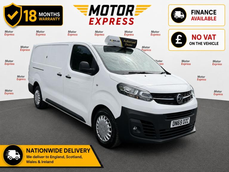 2019 Vauxhall Vivaro 2900 15d 100PS Dynamic H1 Van PANEL VAN Diesel Manual