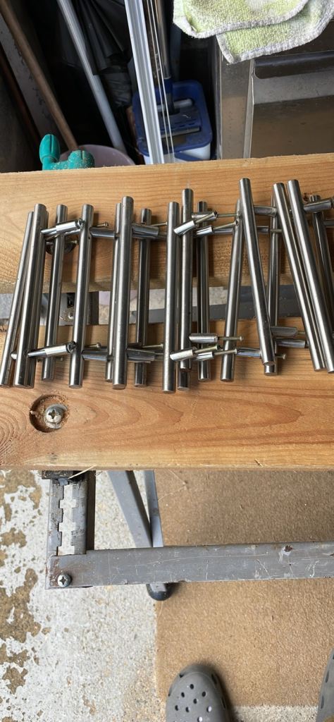 Kitchen cupboard door handles