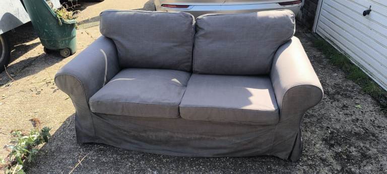 IKEA - Ektorp 2-Seat Sofa, Hakebo Dark Grey FREE