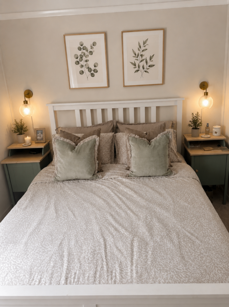Kingsize IKEA Hemnes Bed & Mattress