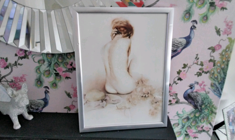 Vintage Sara moon nude print 42 x 32 cms