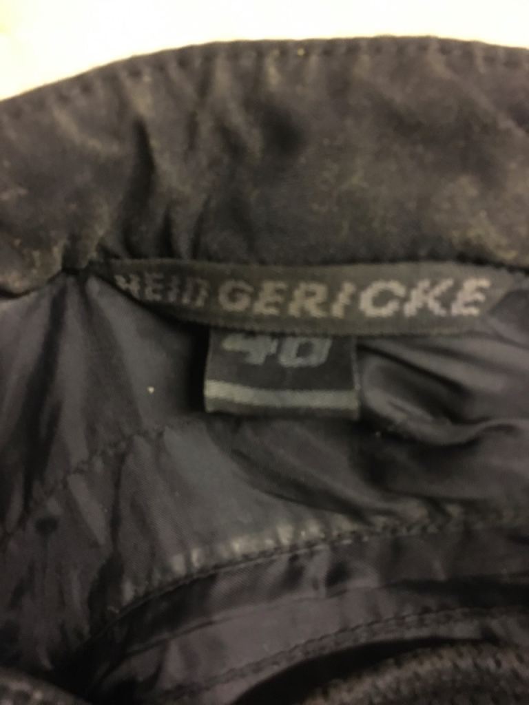 Ladies motor cycle leather’s hein gericke jacket size 16/18 trousers 12/14