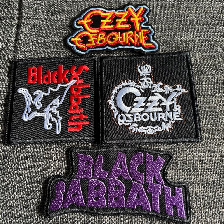 4 Black Sabbath Ozzy Osbourne Iron Patches 