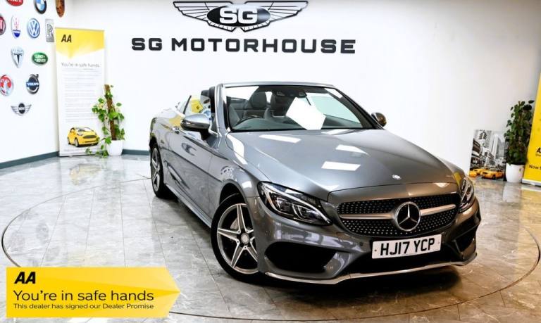2017 Mercedes-Benz C Class 2.1 C220d AMG Line Cabriolet 2dr Diesel G-Tronic+ 4MATIC Euro 6 (s/s) ...