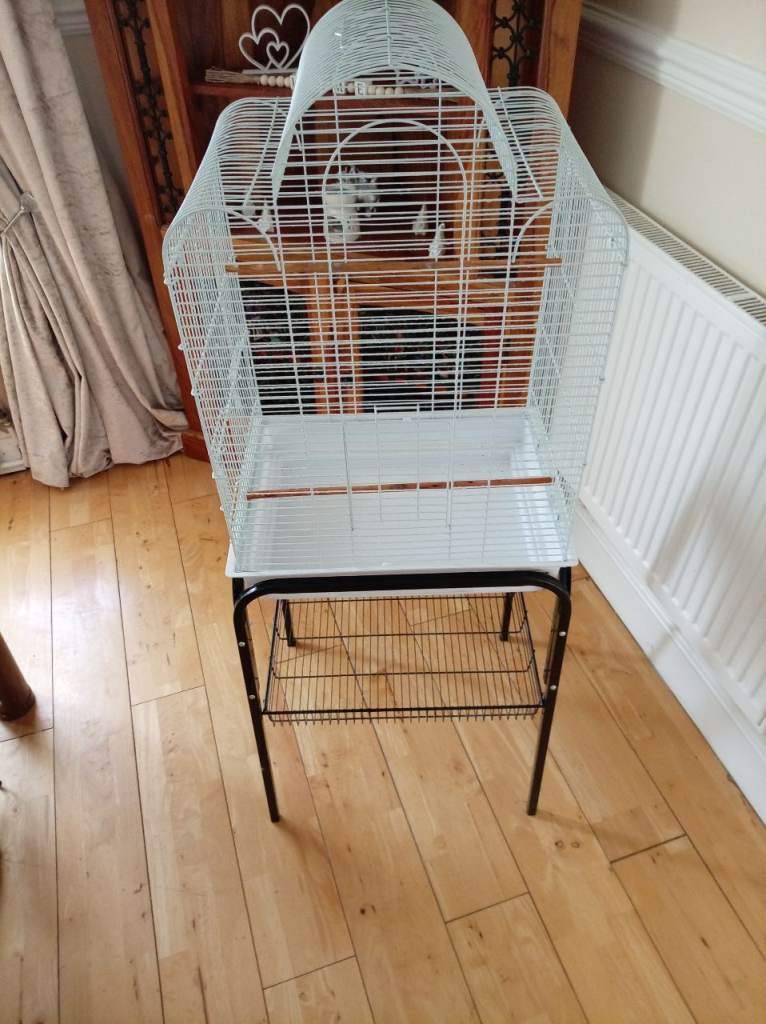 Brids cage and stand 