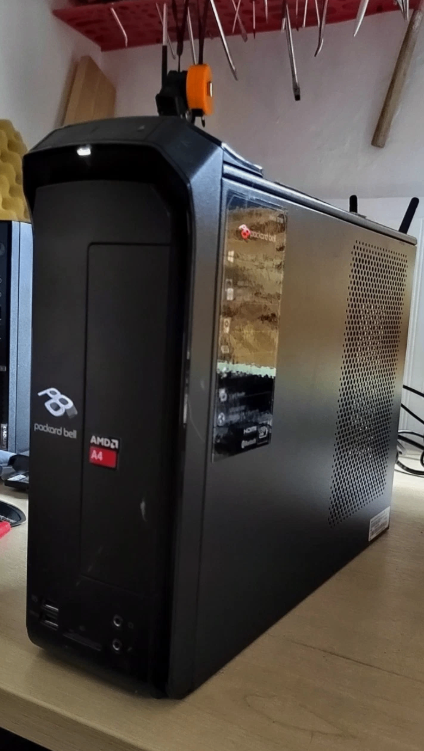 Packard Bell iMedia S2185 Desktop PC AMD A4-5000, 6GB RAM, 512gb SSD, WiFi, Windows 11