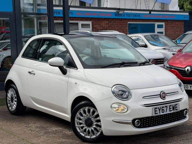 2017 Fiat 500 1.2 Lounge Hatchback 3dr Petrol Manual Euro 6 (s/s) (69 bhp) HATCHBACK Petrol Manual