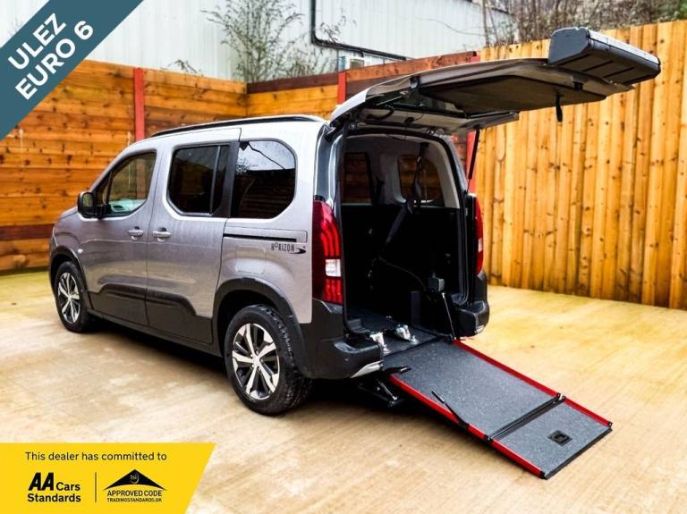 2024 Peugeot Rifter 3 Seat Auto Wheelchair Accessible Disabled Access Vehicle WAV MPV Diesel Auto...