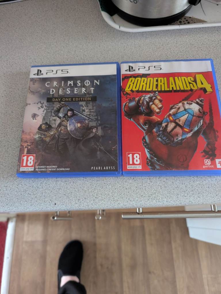 PS5 Borderlands 4 and Crimson Desert