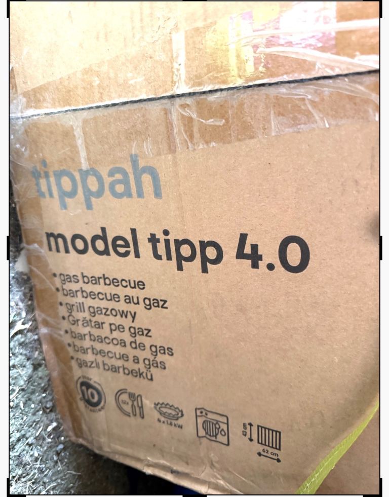 B&Q GoodHome Tippah 4.0 Gas BBQ - Brand New Unopened