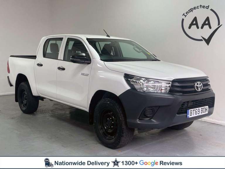 2020 Toyota Hilux 2.4 D-4D Active 4WD Euro 6 4dr (3.5t) PICK UP Diesel Manual