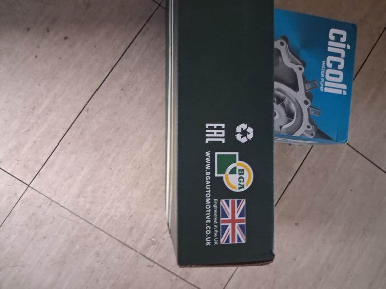 New timing belt kit and water pump