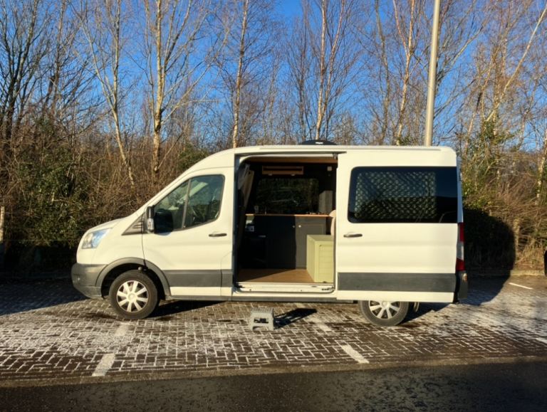 SCANDI FORD TRANSIT 2016 L2H2 MWB OFF GRID CAMPERVAN SUPER COSY