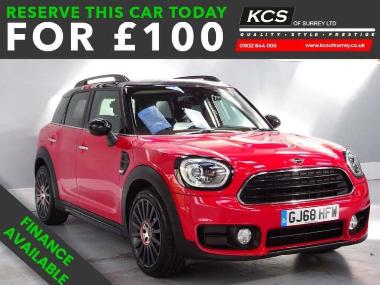 2018 MINI Countryman 1.5 Cooper SUV 5dr Petrol Steptronic Euro 6 (s/s) (136 ps) HATCHBACK Petrol ...