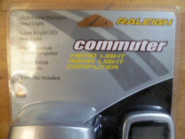 Raleigh Light Set and Odometer