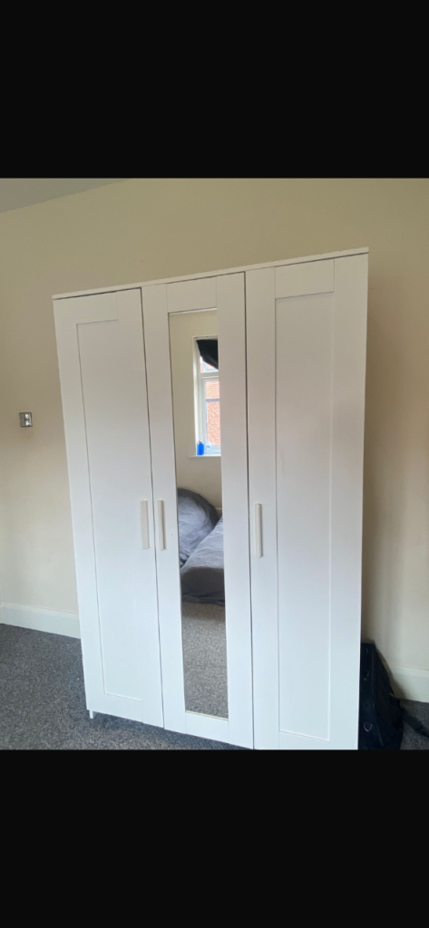 Ikea wardrobe with mirror 