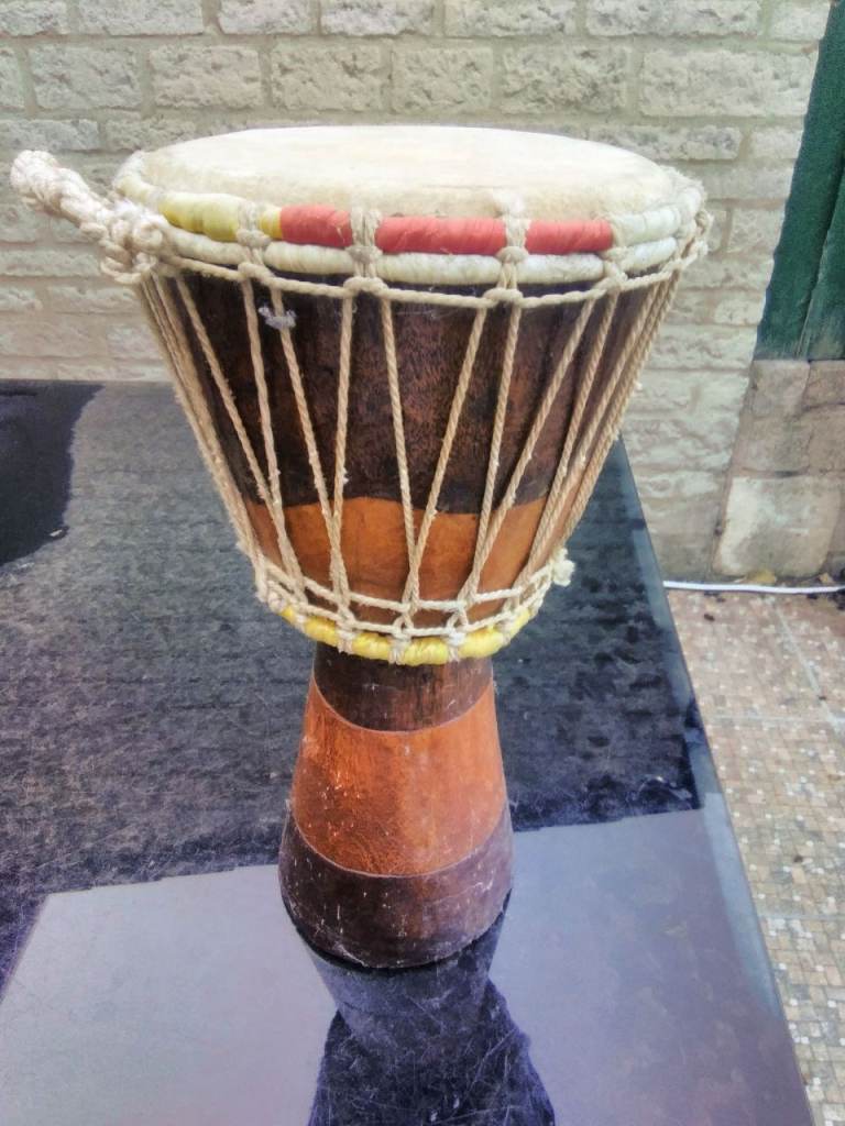  Authentic Djembe Drum – Great Tone, Ready to Play!
