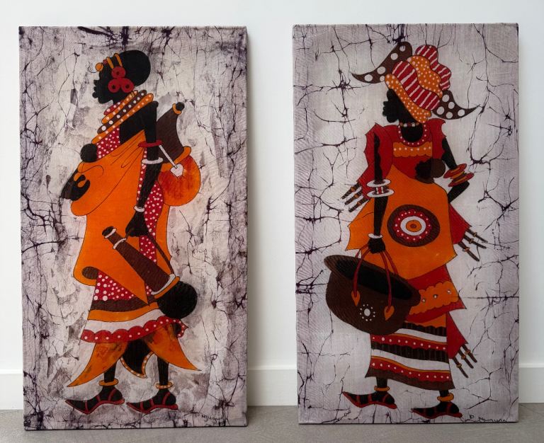 Beautiful pair of batiks