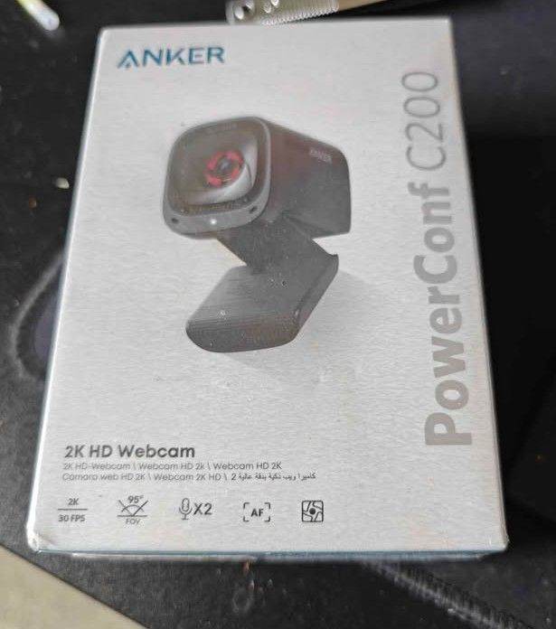 Selling a brand new, never opened Anker PowerConf C200 2K HD Webcam.