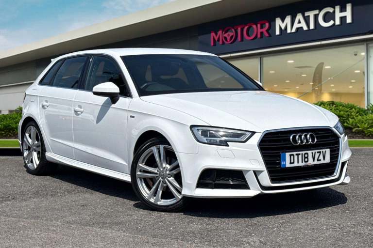 2018 Audi A3 1.5 TFSI S Line 5dr HATCHBACK PETROL Manual