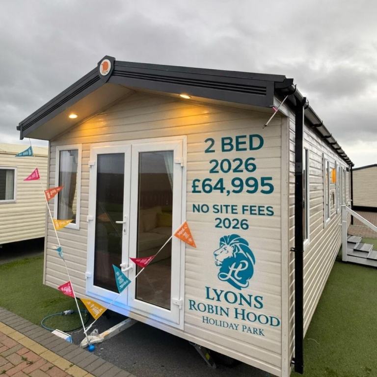SITED STATIC CARAVAN FOR SALE BY THE COAST