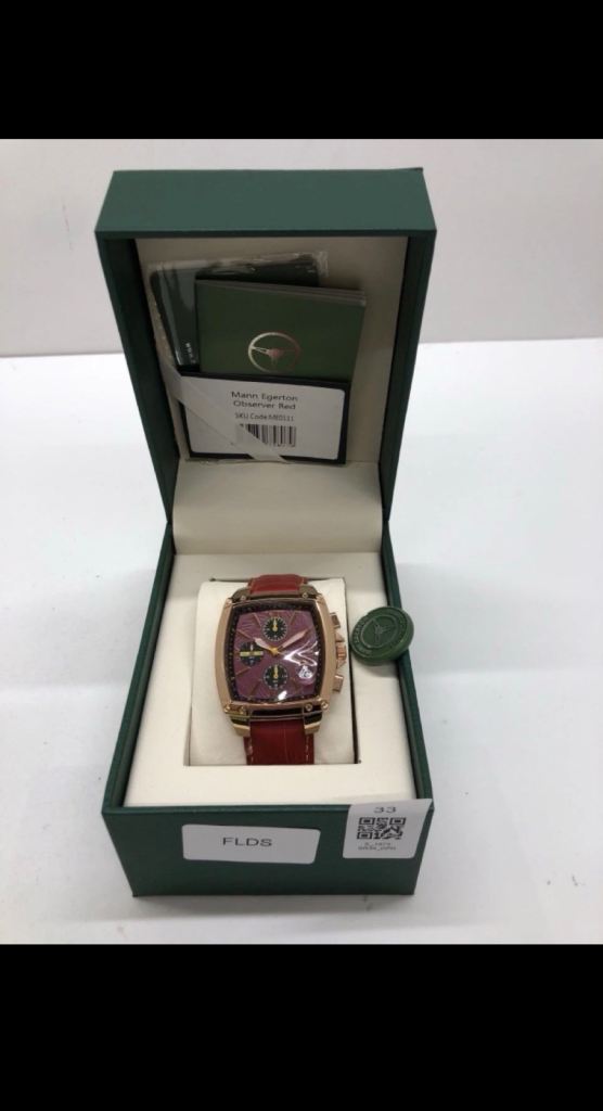 LIMITED EDITION MANN EGERTON HAND ASSEMBLED OBSERVER IN ROSE RED SKU ME0111