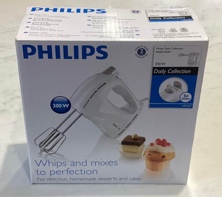 PHILIPS HAND MIXER MODEL HR1459 (BNIB)