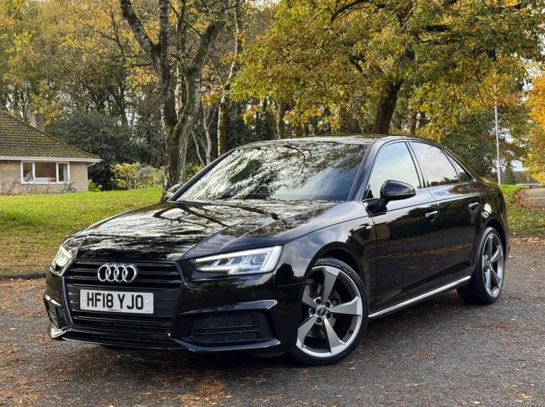 2018 Audi A4 2.0 TFSI Black Edition Saloon 4dr Petrol S Tronic Euro 6 (s/s) (190 ps) SALOON Petro...