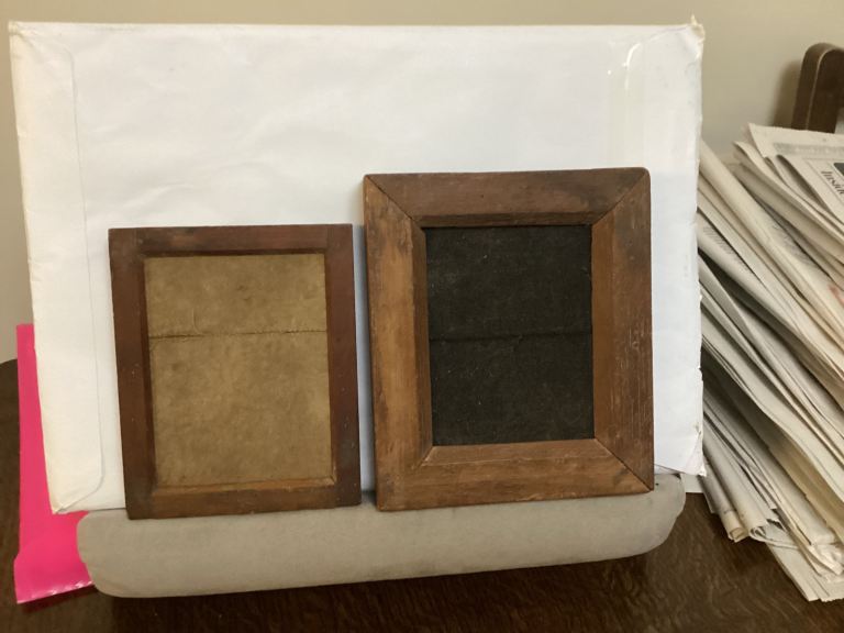 2 Antique Photographic Plate Printing Frames